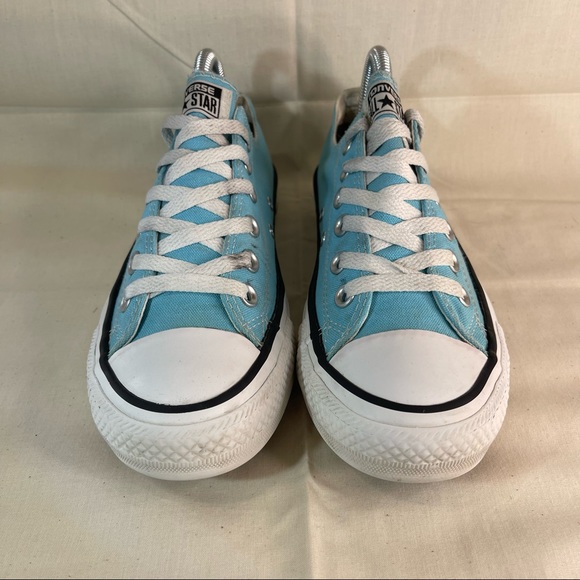 Converse All Star Light Blue Low Top Lace Up Sneakers Women's 7 137835F - Picture 2 of 8